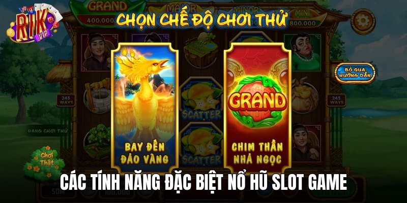 Các tính năng đặc biệt nổ hũ slot game Ăn Khế Trả Vàng