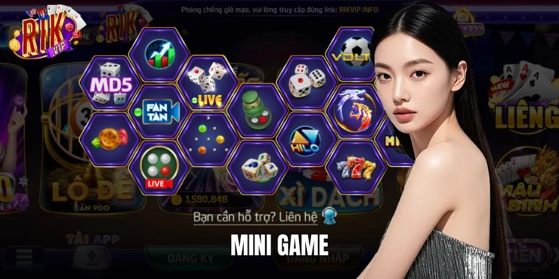 Loạt Mini Game chơi nhanh thắng nhanh hấp dẫn tại RIKVIP